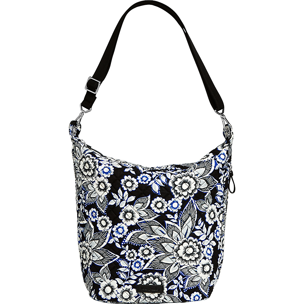 Vera Bradley Carson Hobo Bag Snow Lotus - Vera Bradley Fabric Handbags