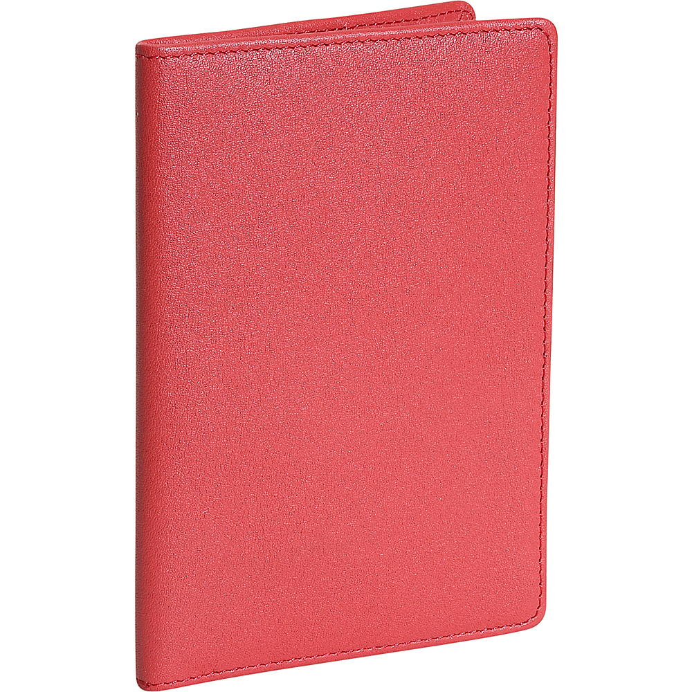 Royce Leather Plain Passport Jacket Red