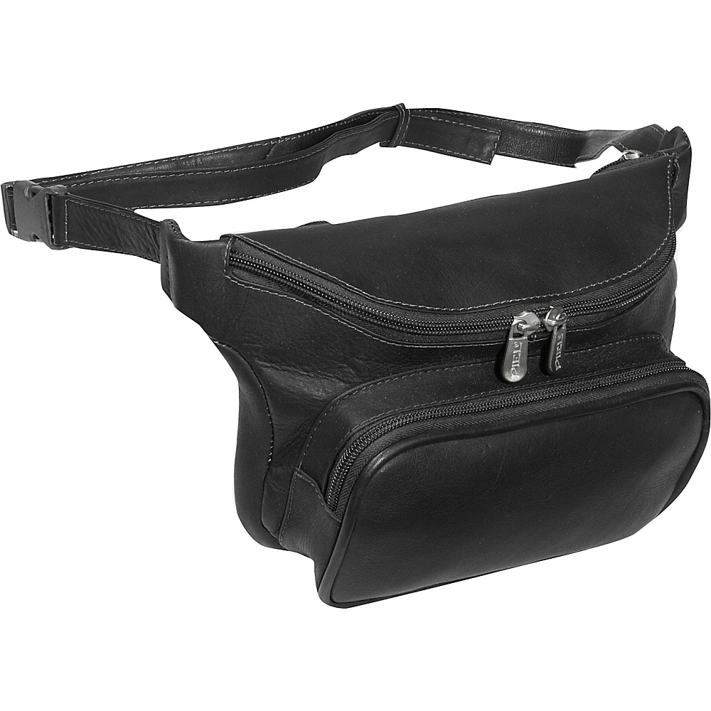 Piel Large Classic Waist Bag Black
