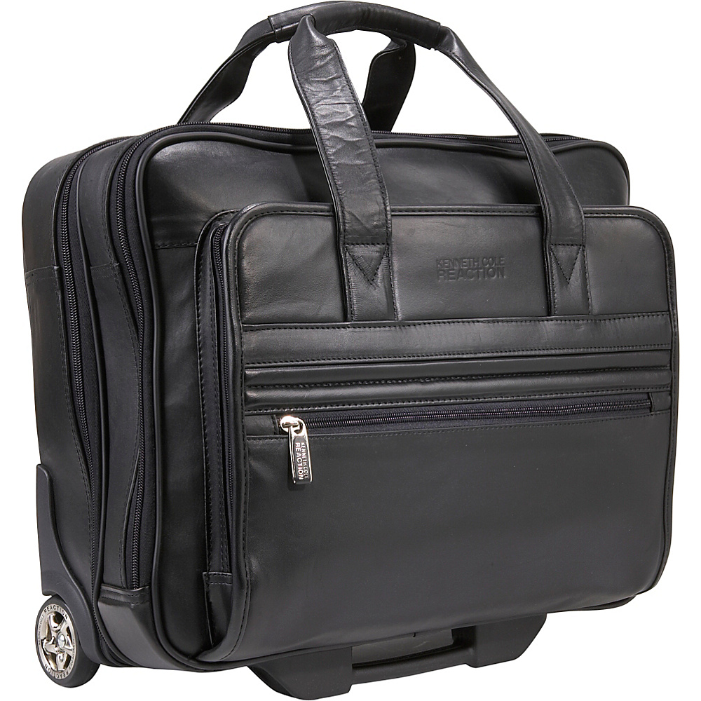 Kenneth Cole Reaction Keep On Rollin Wheeled Laptop Executive Case Black Kenneth Cole Reaction Wheeled Business Cases