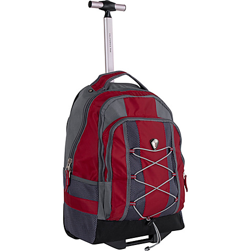 CalPak Impactor Wheeled Backpack Deep Red - Wheeled Backpacks
