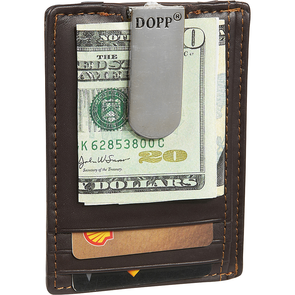 Dopp Regatta 88 Series Front Pocket Wallet Mahogany Dopp Men s Wallets
