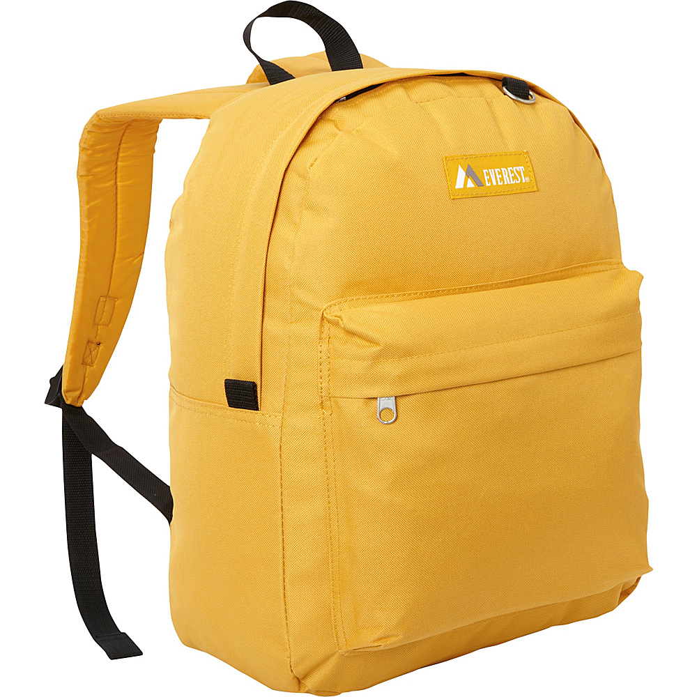Everest Classic Backpack Yellow Everest Everyday Backpacks