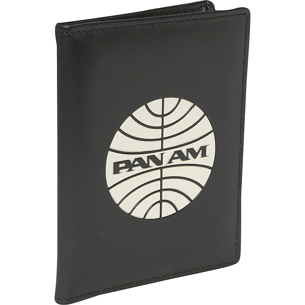 Pan Am Passport Cover Black Vintage White BLK Pan Am Travel Wallets