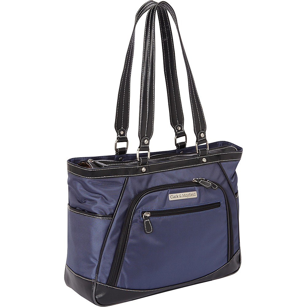 Clark Mayfield Sellwood Metro Laptop Handbag 15.6 Navy Blue Clark Mayfield Women s Business Bags