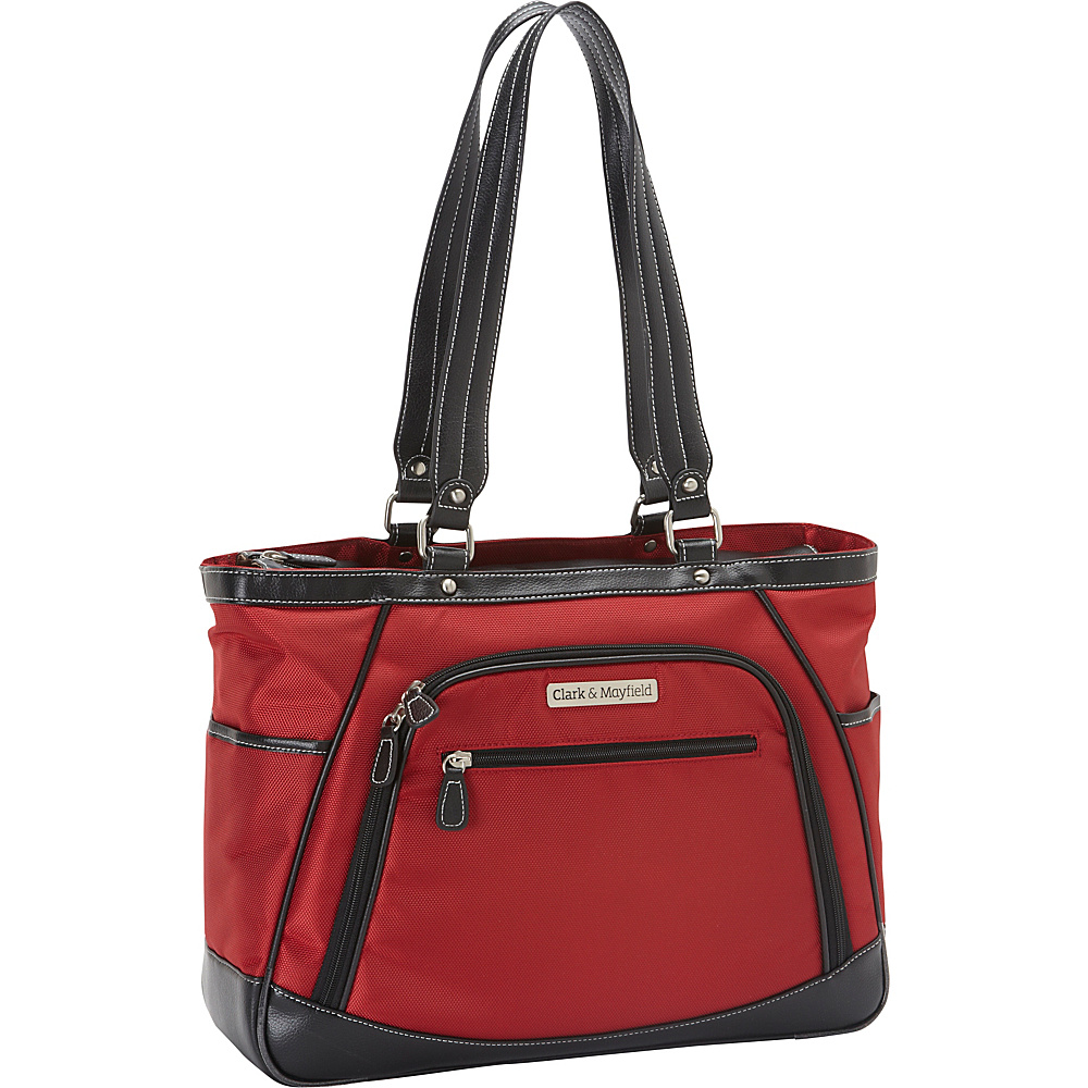 Clark Mayfield Sellwood Metro Laptop Handbag 15.6 Red Clark Mayfield Women s Business Bags