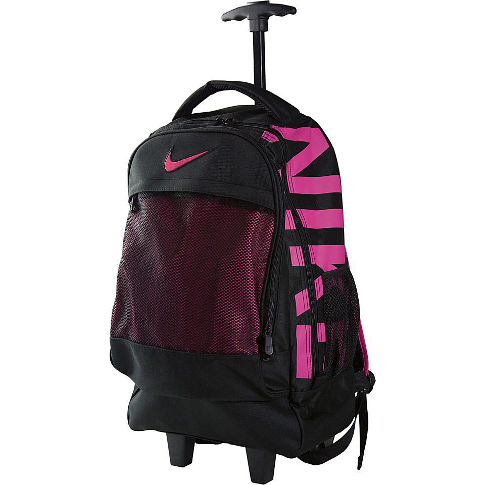   an image to enlarge nike accessories microfiber core rolling backpack
