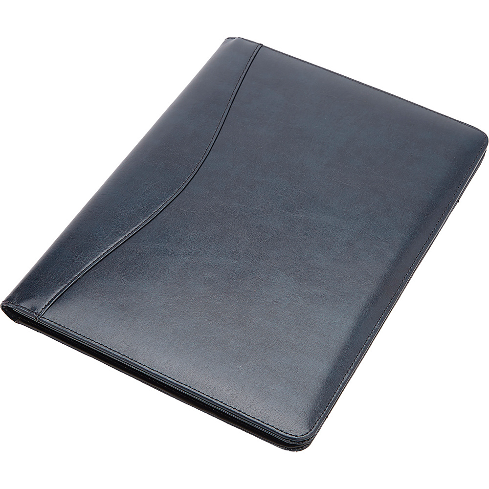 Royce Leather Aristo Padfolio Blue Royce Leather Business Accessories