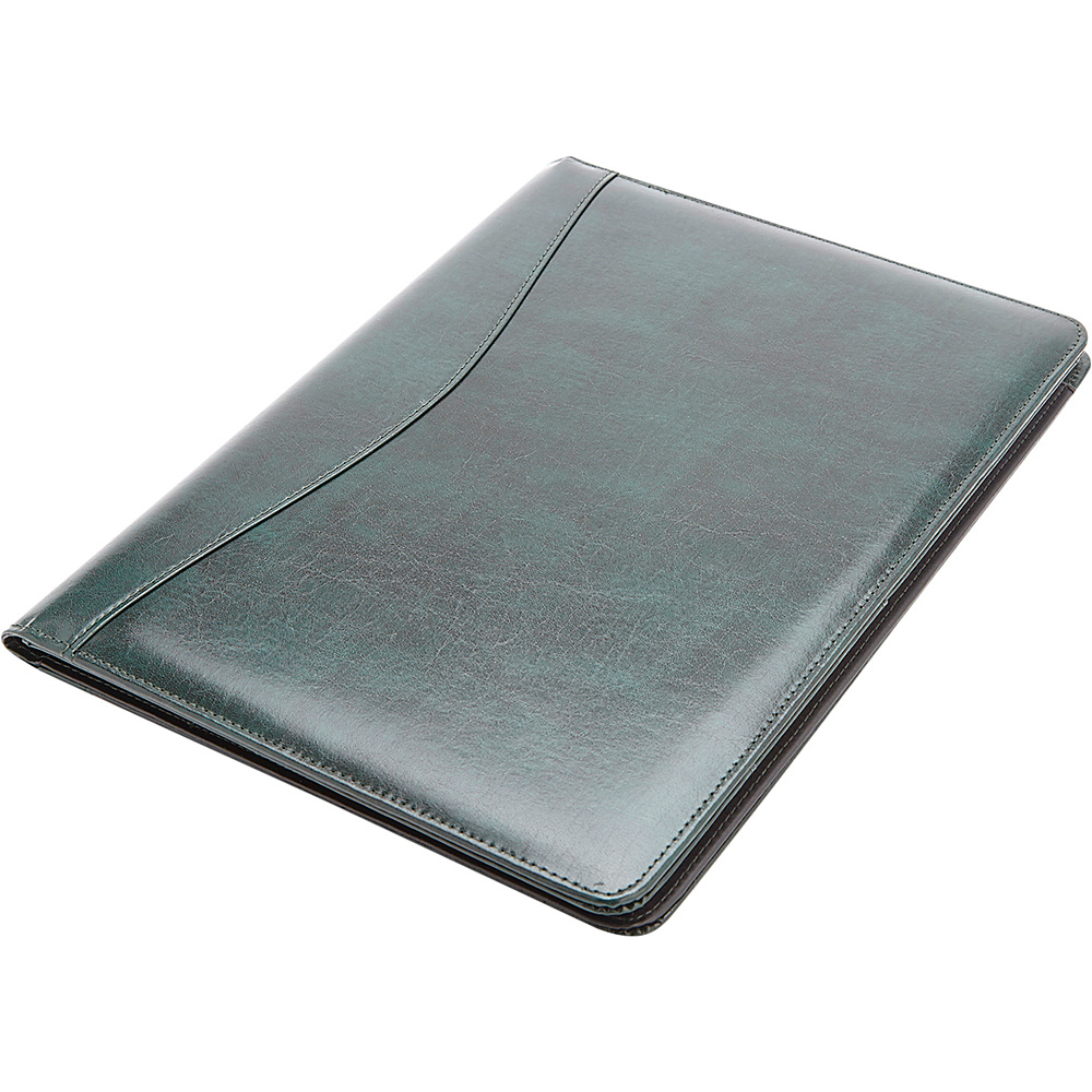 Royce Leather Aristo Padfolio Green Royce Leather Business Accessories