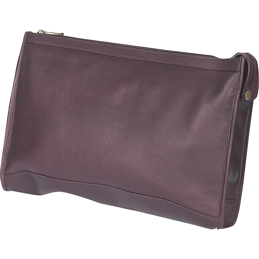 ClaireChase Zippered Folio Pouch Cafe
