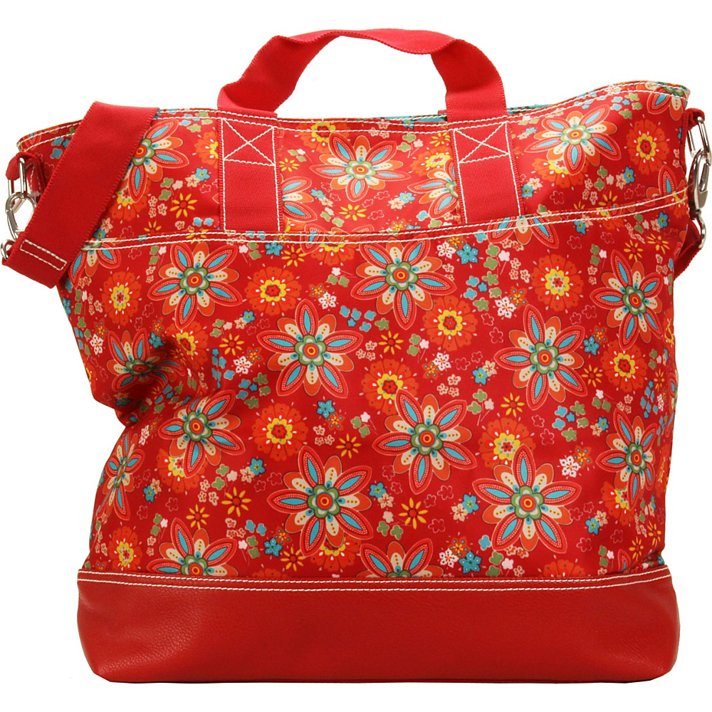 Hadaki French Tote Primavera Floral Hadaki Manmade Handbags