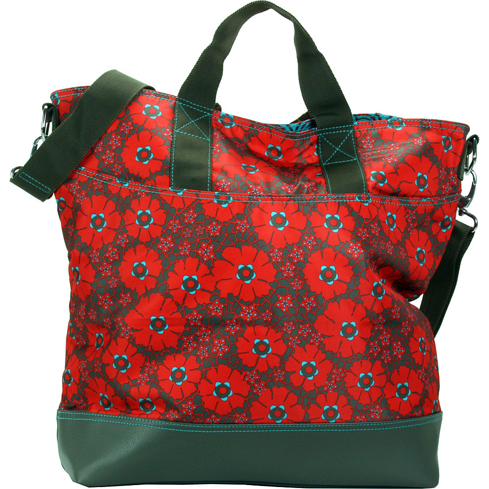Hadaki French Tote Primavera Lacey Hadaki Manmade Handbags