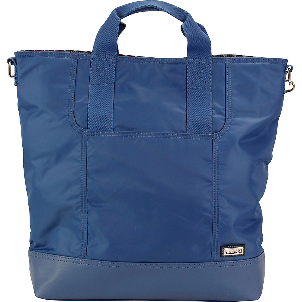 Hadaki French Tote Bijou Blue Hadaki Manmade Handbags