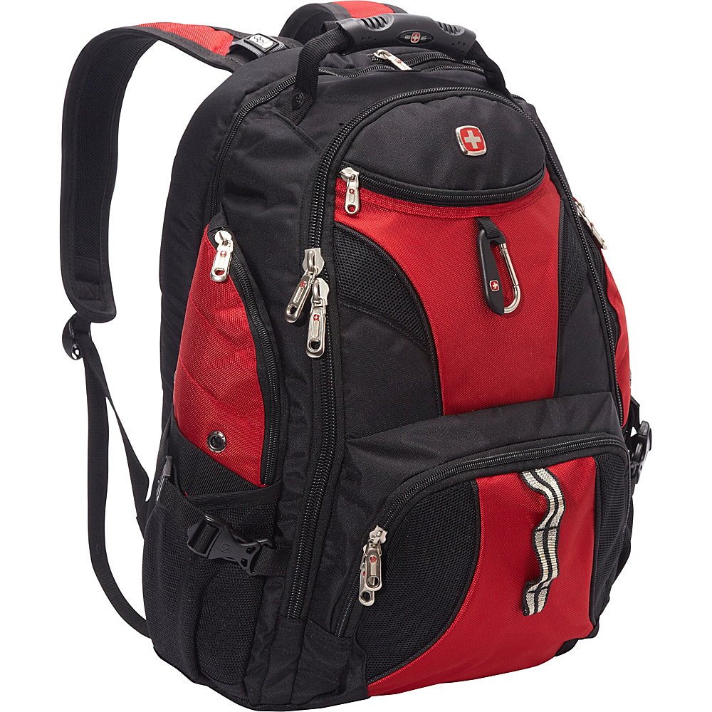 SwissGear Travel Gear ScanSmart Backpack 1900 eBags Exclusive Red SwissGear Travel Gear Laptop Backpacks