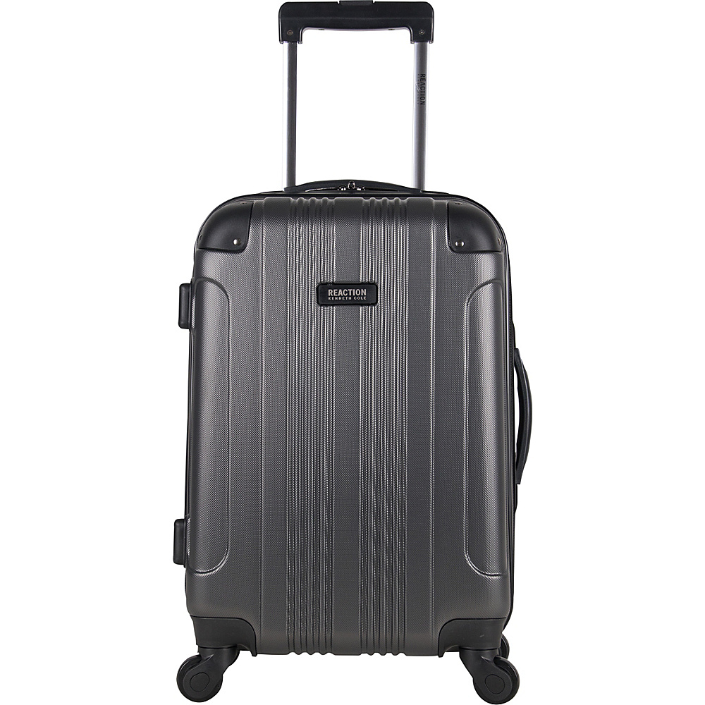 Kenneth Cole Reaction Out of Bounds 20 Molded Upright Spinner Gray Kenneth Cole Reaction Hardside Carry On