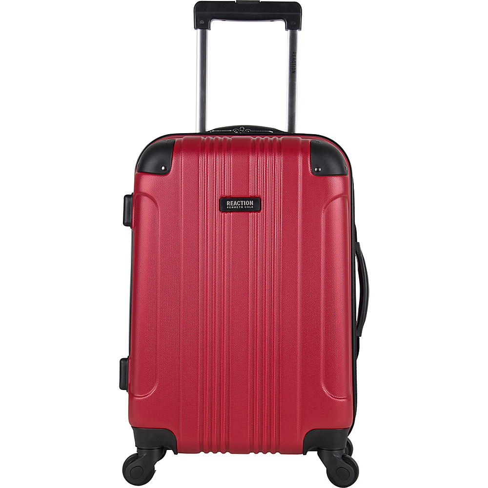 Kenneth Cole Reaction Out of Bounds 20 Molded Upright Spinner Red Kenneth Cole Reaction Hardside Carry On