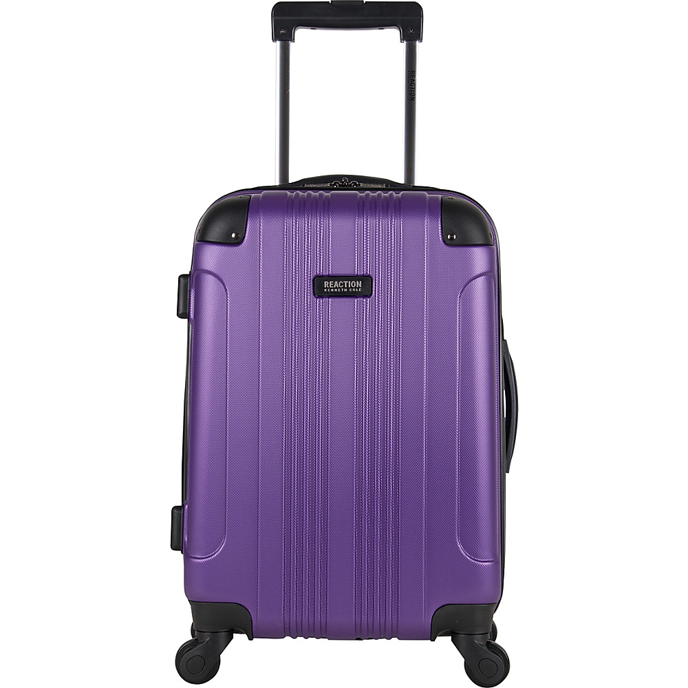 Kenneth Cole Reaction Out of Bounds 20 Molded Upright Spinner Purple Kenneth Cole Reaction Hardside Carry On