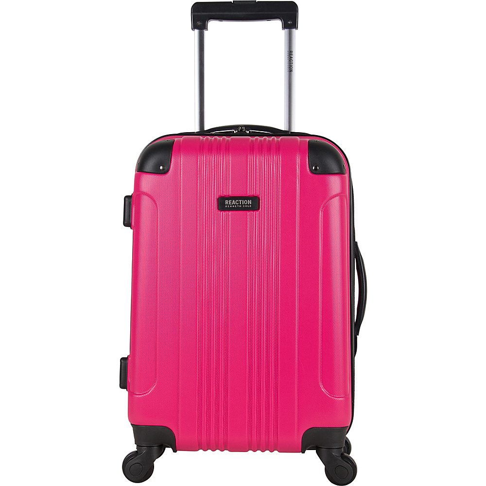 Kenneth Cole Reaction Out of Bounds 20 Molded Upright Spinner Pink Kenneth Cole Reaction Hardside Carry On