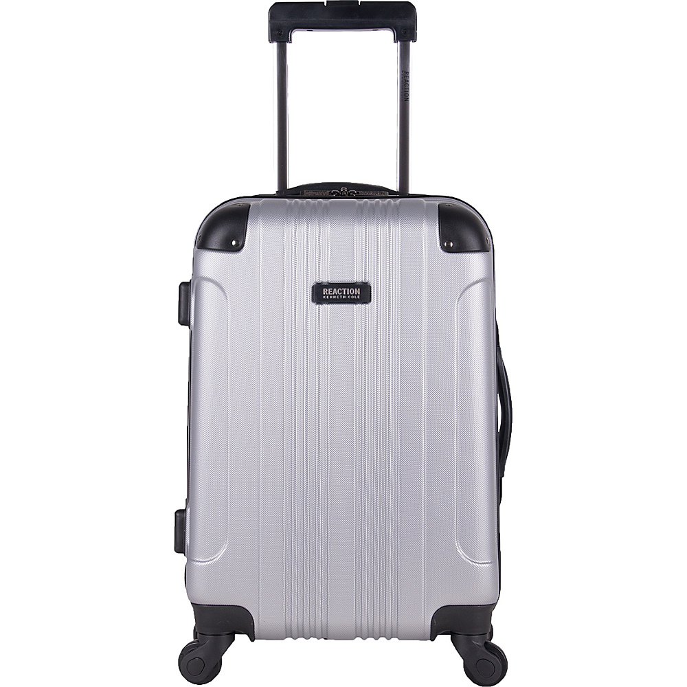 Kenneth Cole Reaction Out of Bounds 20 Molded Upright Spinner Light Silver Kenneth Cole Reaction Hardside Carry On