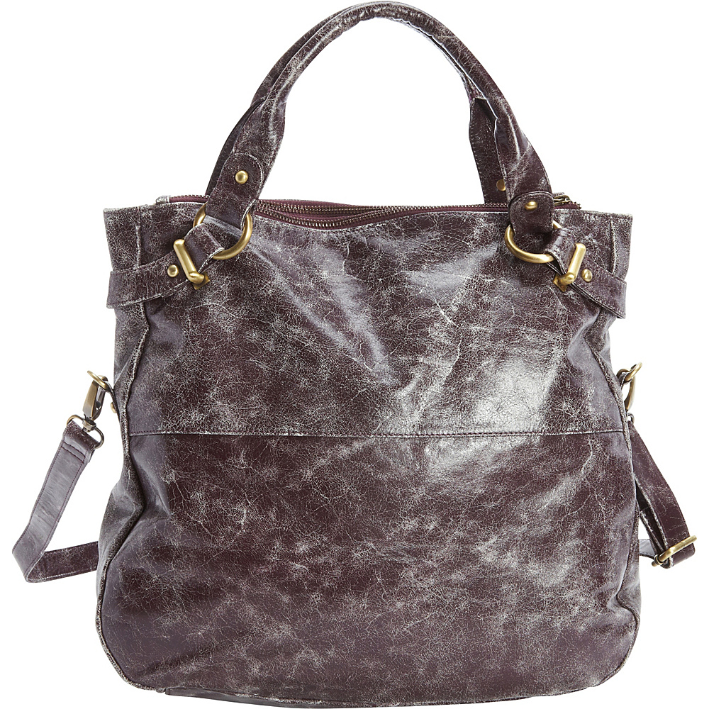 Latico Leathers Holly Tote Astro Purple Latico Leathers Leather Handbags