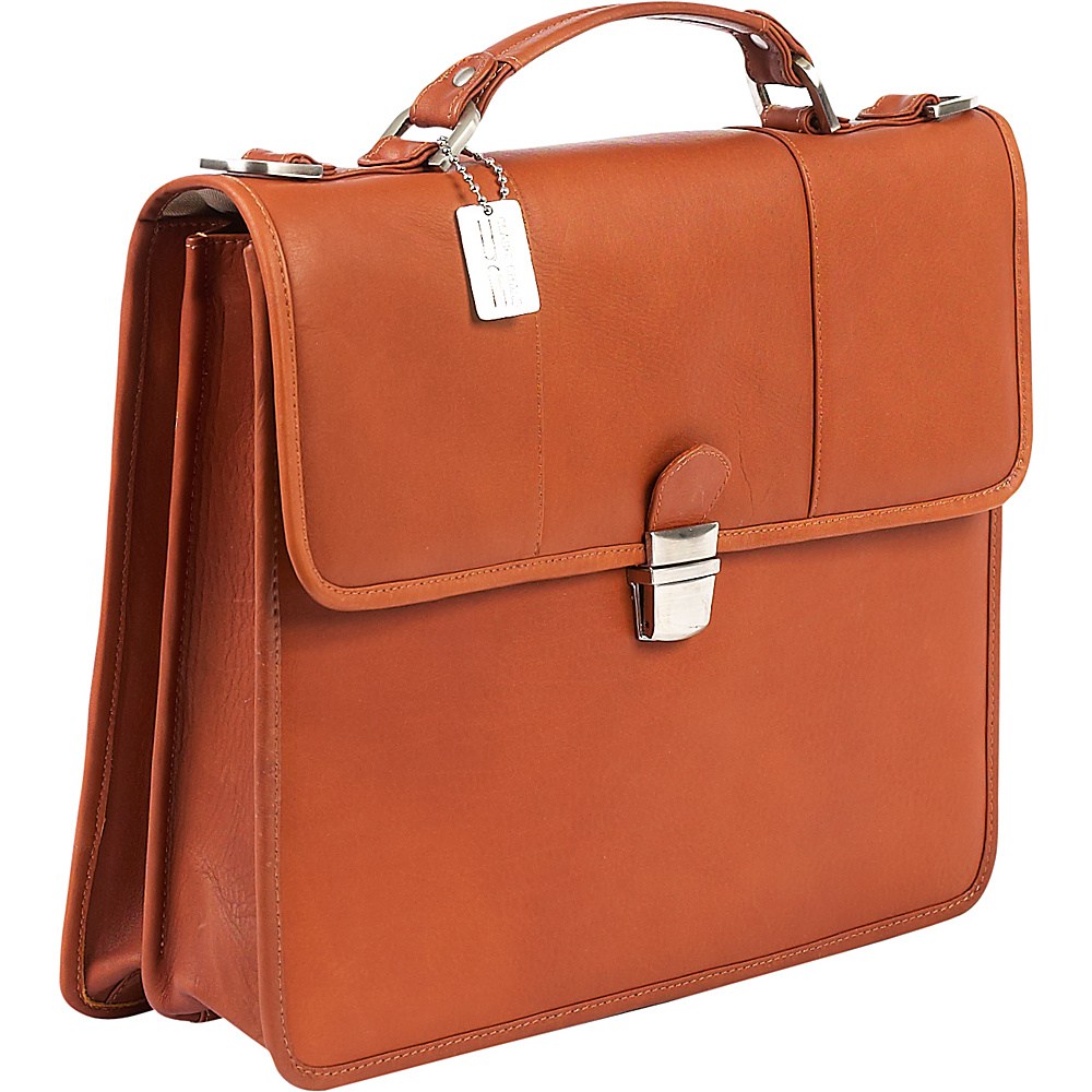 ClaireChase Tuscan Briefcase Saddle ClaireChase Non Wheeled Business Cases