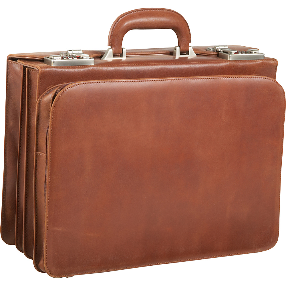 AmeriLeather APC Attache Leather Executive Briefcase
