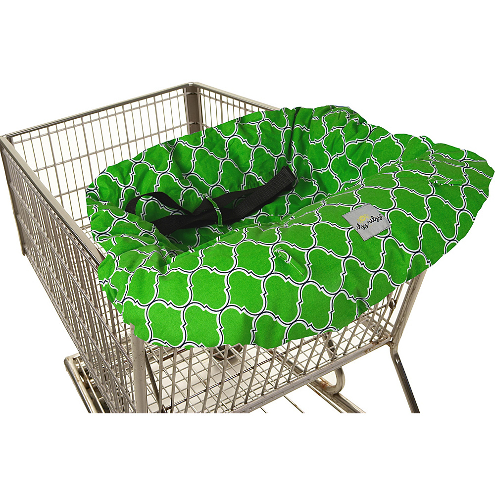 Itzy Ritzy Ritzy Sitzy Shopping Cart High Chair Cover Emerald Trellis Itzy Ritzy Diaper Bags Accessories