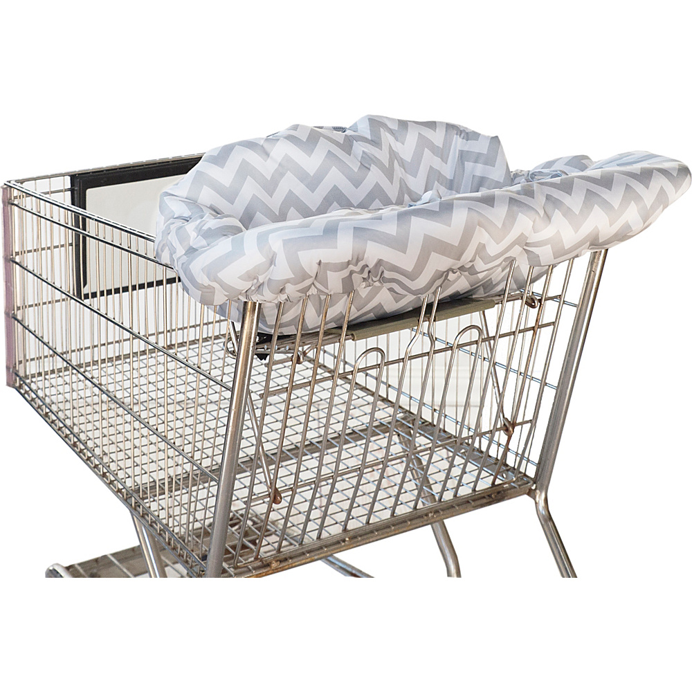Itzy Ritzy Ritzy Sitzy Shopping Cart High Chair Cover C. Grey Chevron Itzy Ritzy Diaper Bags Accessories