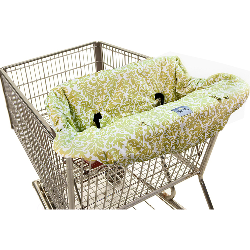 Itzy Ritzy Ritzy Sitzy Shopping Cart High Chair Cover Avocado Damask Itzy Ritzy Diaper Bags Accessories