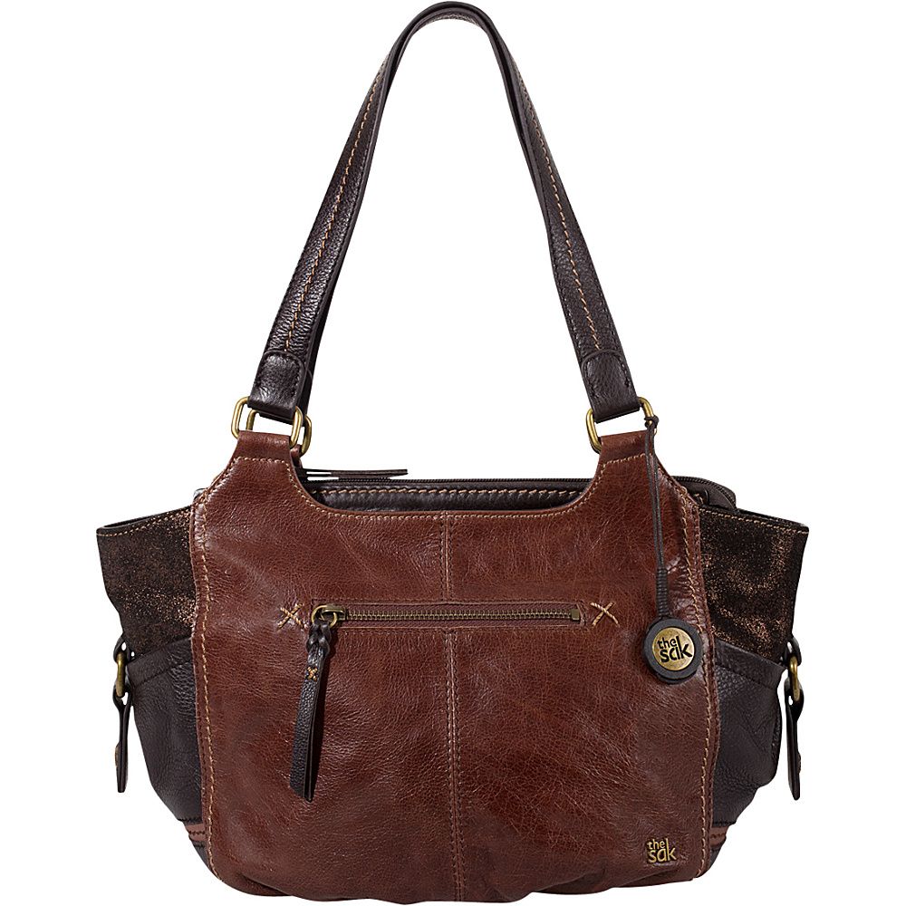 The Sak Kendra Satchel Teak Multi The Sak Leather Handbags