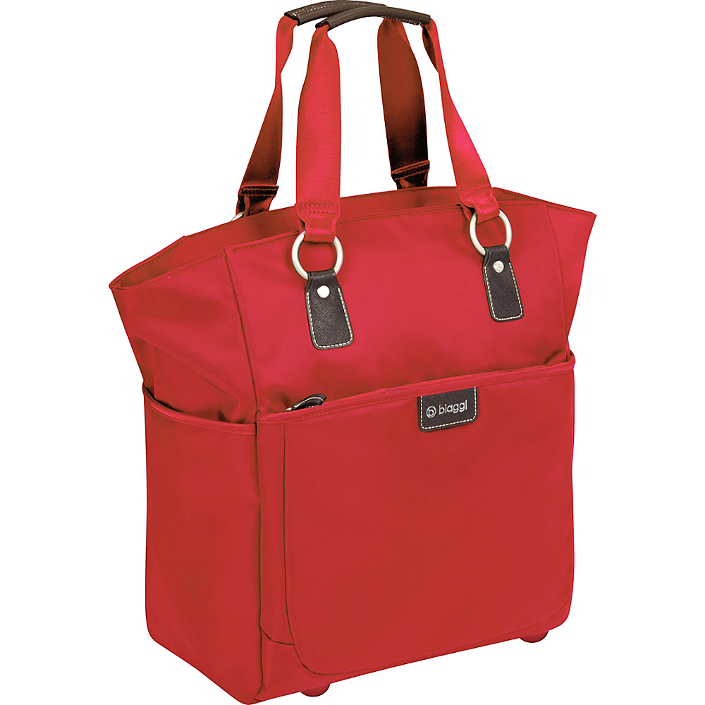 biaggi Contempo Ladies 16 Soft Fashion Tote Red biaggi Luggage Totes and Satchels