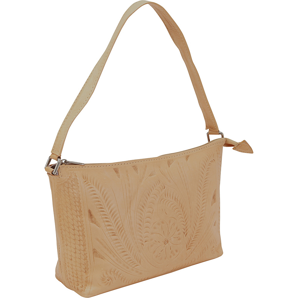 Ropin West Clutch Purse Natural Ropin West Leather Handbags