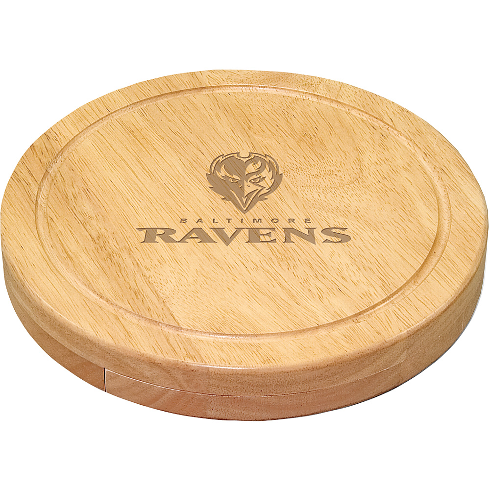 Picnic Time Baltimore Ravens Cheese Board Set Baltimore Ravens Picnic Time Outdoor Accessories