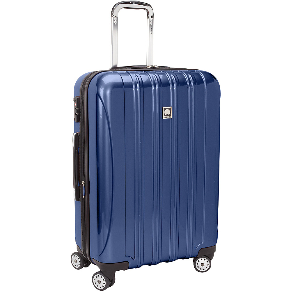 Delsey Helium Aero 26 Exp. Spinner Trolley Colbalt Blue Delsey Hardside Checked