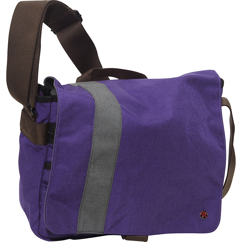 TOKEN Astor Shoulder Bag M W Purple Grey TOKEN Messenger Bags