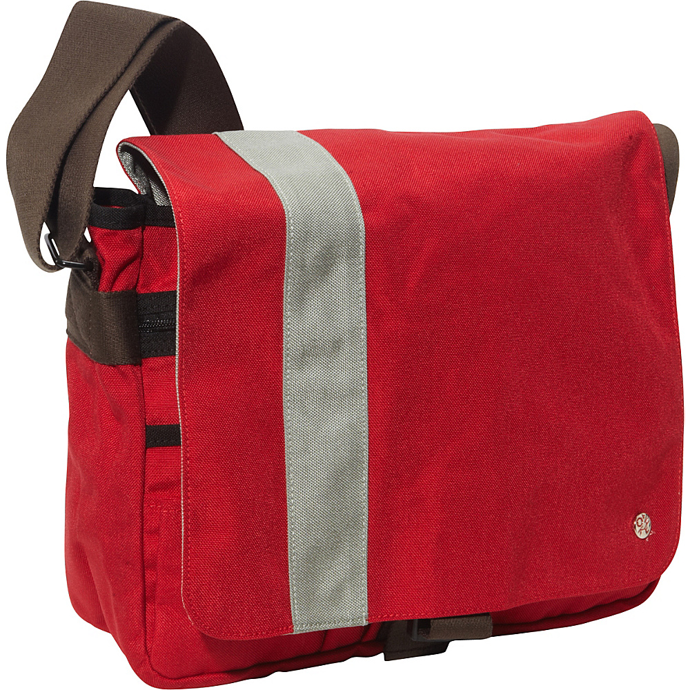 TOKEN Astor Shoulder Bag M W Red Silver TOKEN Messenger Bags