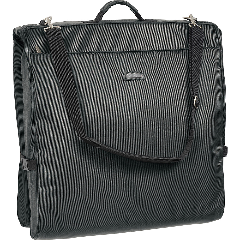 Wally Bags 45 Framed Garment Bag with Shoulder Strap Grey Wally Bags Garment Bags