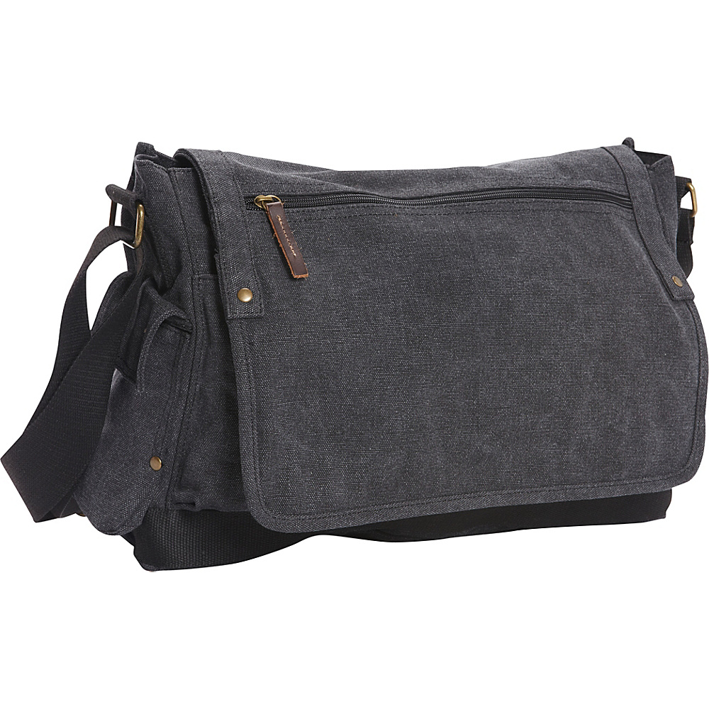 Vagabond Traveler Casual Style Canvas Messenger Bag Grey Vagabond Traveler Messenger Bags