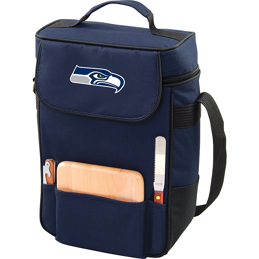Picnic Time Seattle Seahawks Duet Wine Cheese Tote Seattle Seahawks Navy Picnic Time Travel Coolers