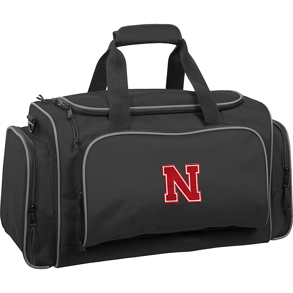 Wally Bags University of Nebraska Cornhuskers 21 Collegiate Duffel Black Wally Bags Rolling Duffels
