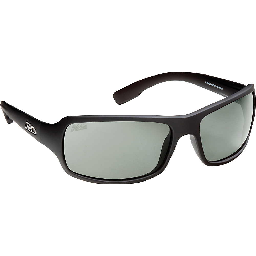 Hobie Eyewear Malibu Satin Black Frame With Grey PC Lens Hobie Eyewear Sunglasses