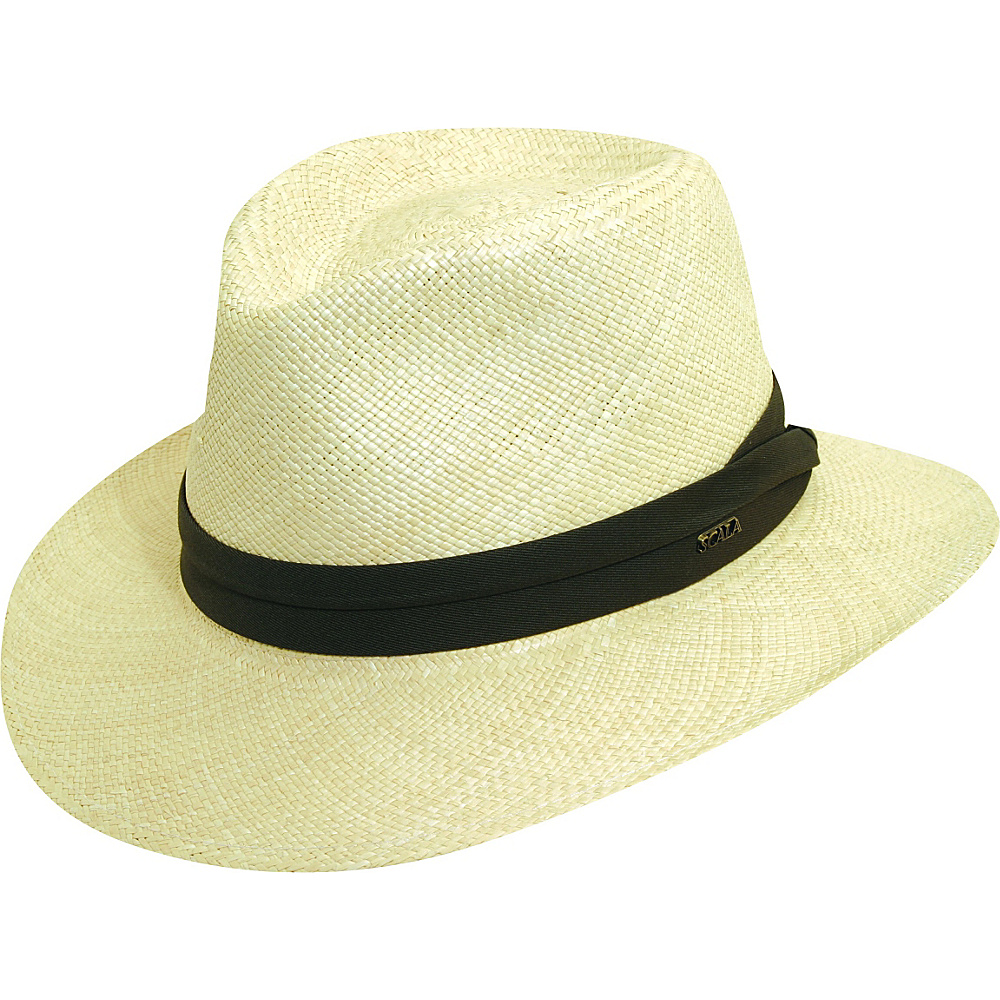 Scala Hats Panama Outback Hat Natural Medium Scala Hats Hats Gloves Scarves