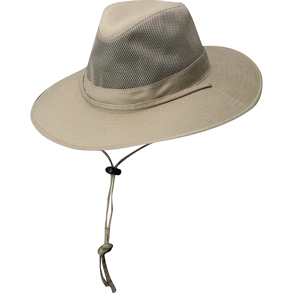 Scala Hats Solarweave Mesh Safari Camel Small Scala Hats Hats Gloves Scarves