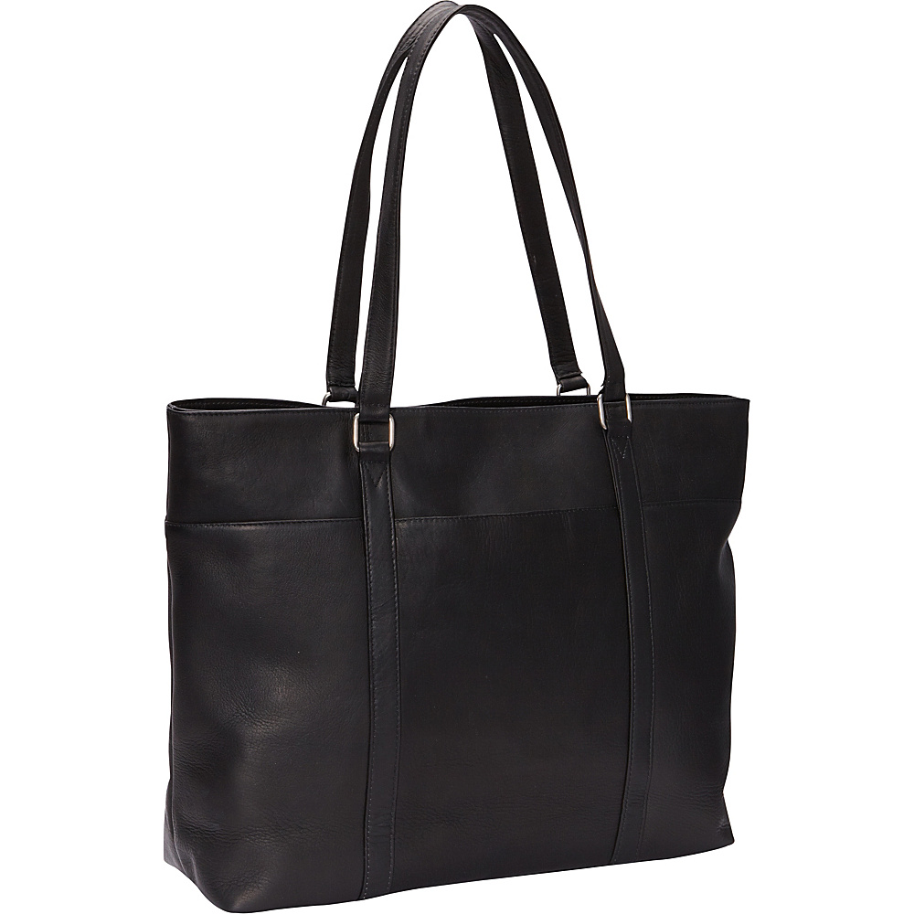 Le Donne Leather Women s Laptop Tote Black Le Donne Leather Women s Business Bags
