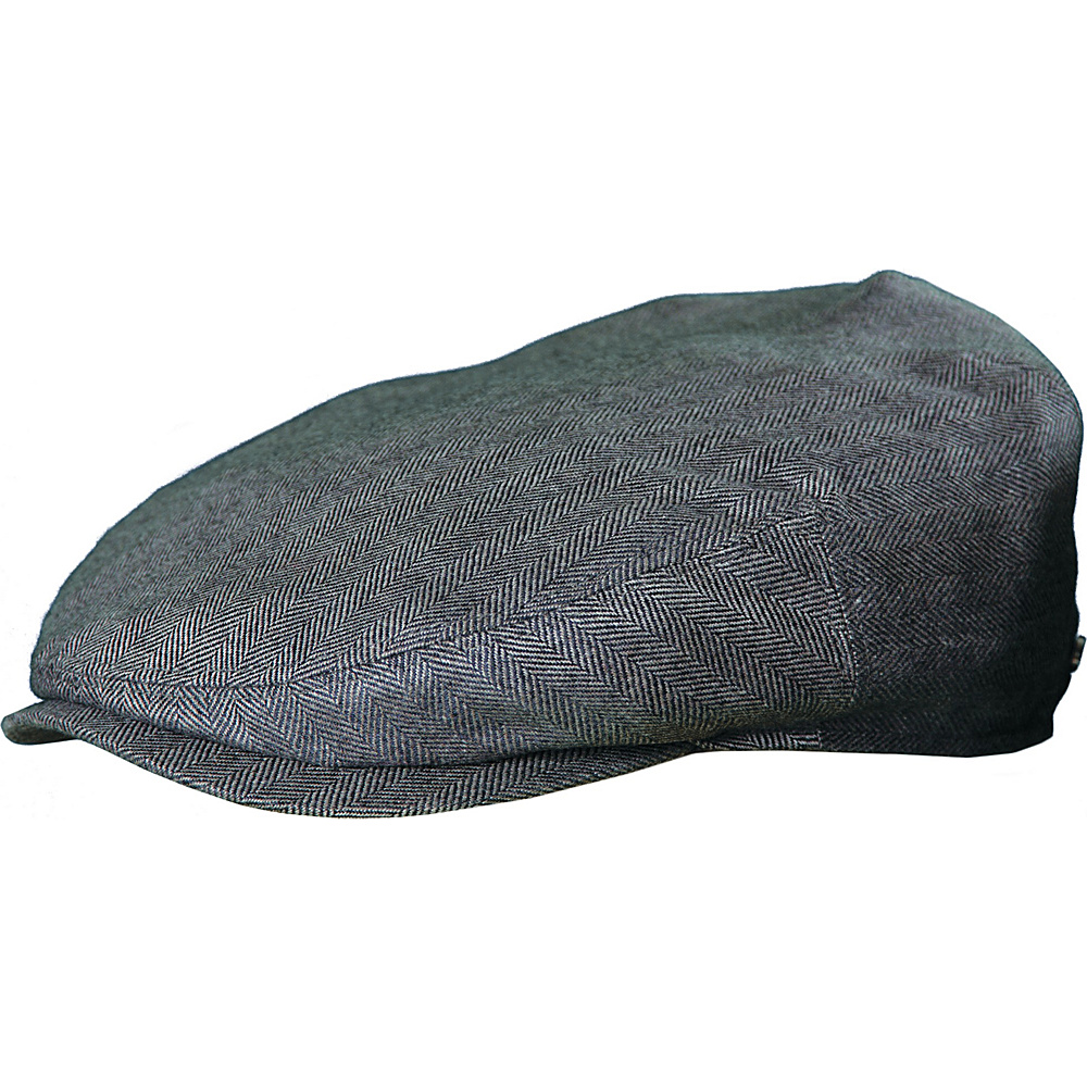 Stetson Bandera Silk Cashmere Cap Grey XLarge Stetson Hats Gloves Scarves