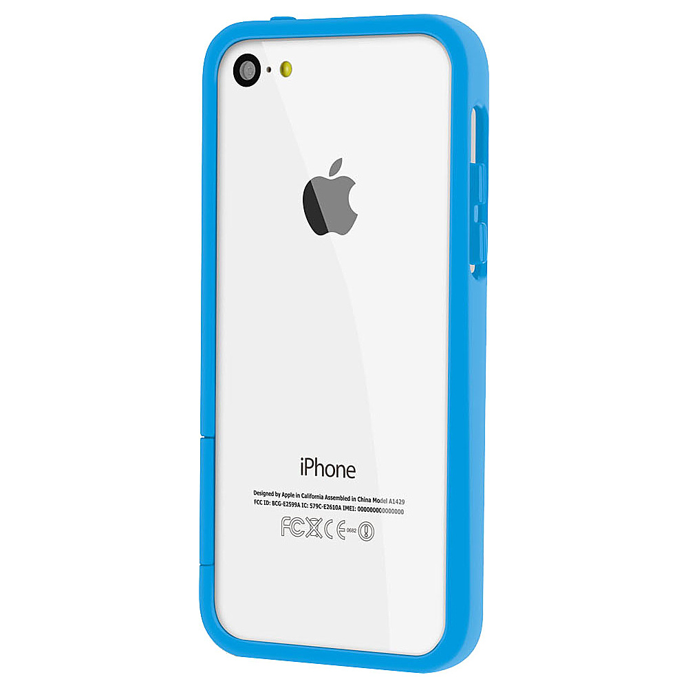 rooCASE iPhone 5C Matte Slim ProGuard Bumper Case Matte Blue rooCASE Electronic Cases