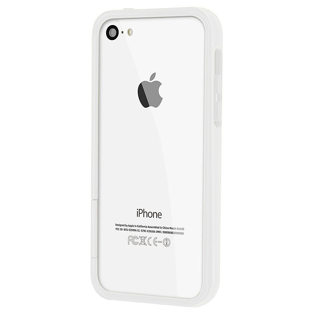 rooCASE iPhone 5C Matte Slim ProGuard Bumper Case Matte White rooCASE Electronic Cases