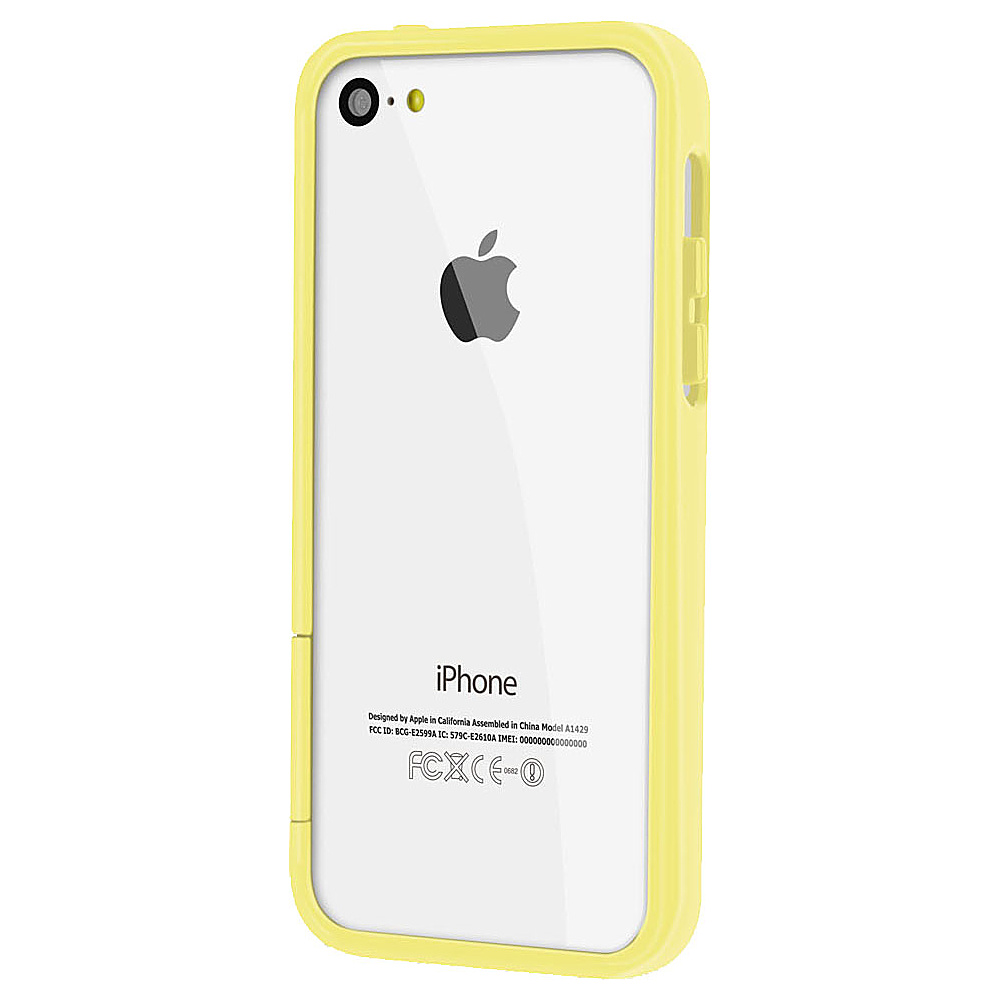 rooCASE iPhone 5C Matte Slim ProGuard Bumper Case Matte Yellow rooCASE Electronic Cases