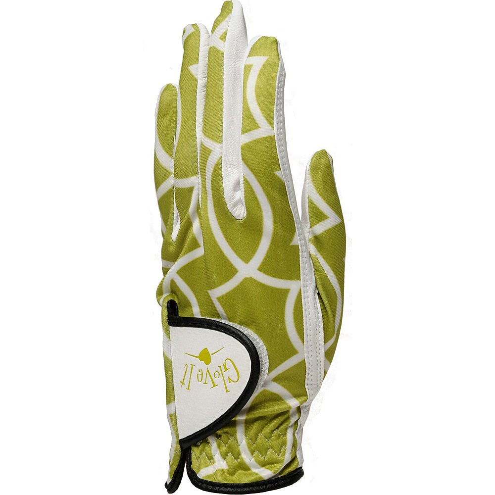Glove It Trellis Golf Glove Kiwi Largo Medium Left Hand Glove It Sports Accessories