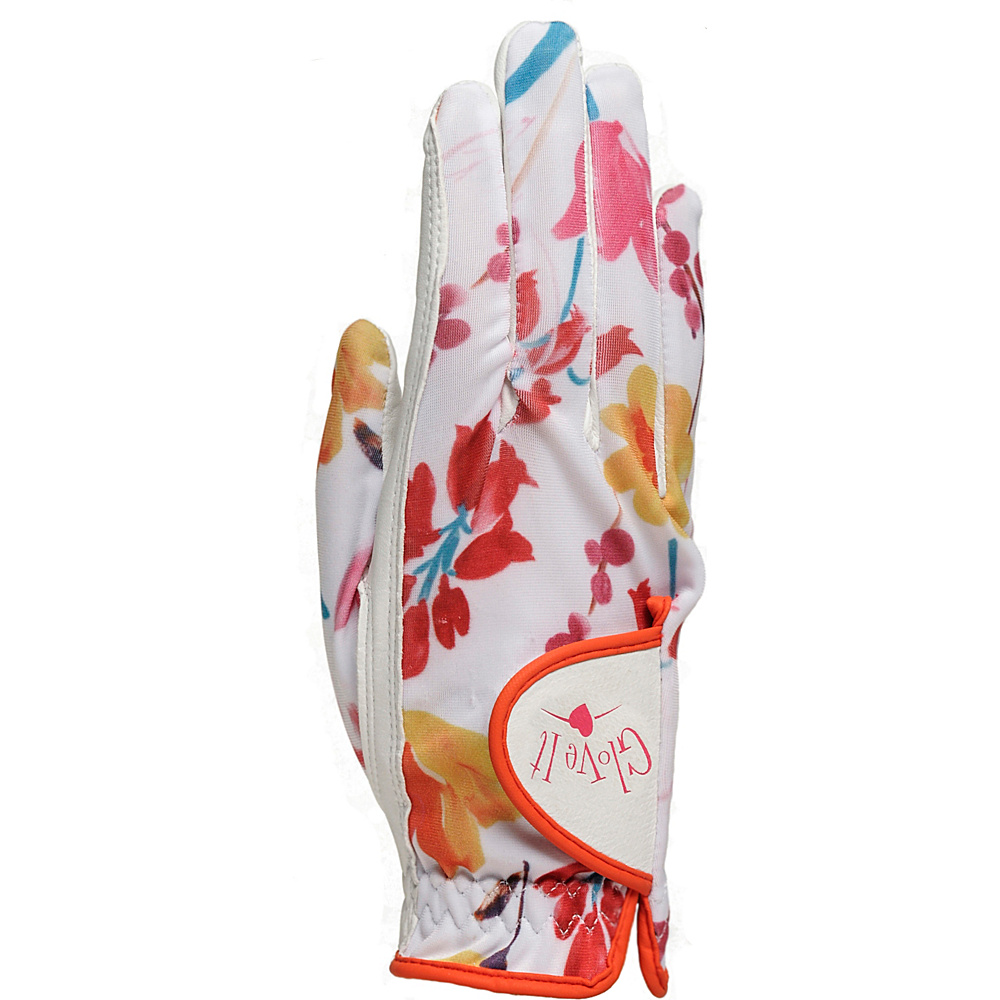 Glove It Trellis Golf Glove Poppy Medium Right Hand Glove It Sports Accessories